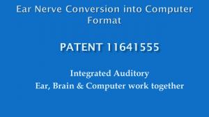 Brain Auditory Nerve Data Conversion To Computer Format - Virtual Reality Using ears Only