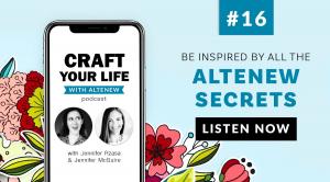 The podcast's most popular episode features Jennifer McGuire and her story about being a talented engineer to a renowned crafter!
