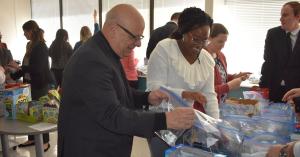 The Catholic Foundation of Greater Philadelphia creating blessing bags for St. John's Hospice