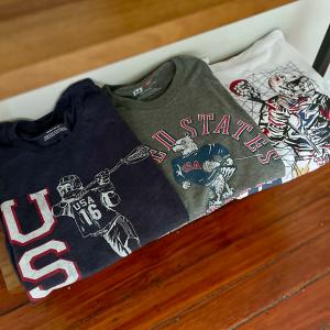 Vintage USA Lacrosse t-shirts by Streaker Sports