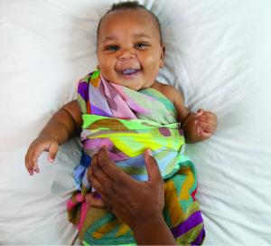 The signature LOVE Swaddle by LOVEVOLVE