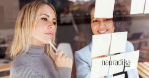 An interior designer working on a project for a client.