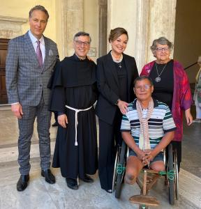 Roots of Peace Global Appeal at The Vatican 18th Sustainable Development Goal (SDG) of the UN: Landmine Removal