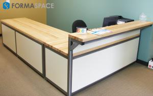Customized Bench Plus Reception Desk