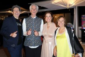 Dream Team Directors Daniel Lir and Bayou Bennett with Actor Matthew Modine and Ora! Fest Film Festival Art Director Silvia Bizio (Ernesto S. Ruscio/Getty Images for Field & Cove)