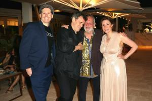 Dream Team Directors Daniel Lir and Bayou Bennett with Actor Matt Dillon and Director Terry Gilliam. (Ernesto S. Ruscio/Getty Images for Field & Cove)