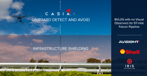 AviSight awarded FAA Waiver for Pipeline BVLOS Inspections with Iris Automation’s Casia X Onboard Detect and Avoid Soln