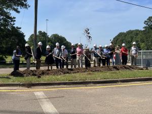 Groundbreaking of Phase II of Museum Trail in Jackson, Miss.