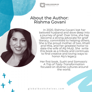 Rishma Govani has written two children's picture books. The Stars That Shine for You is written in honor of her late husband, Aly Mulji.