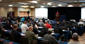 Manager of Product Support & Technical Publications John Popel Makes Technical Presentation to Attendees From 12 Countries.