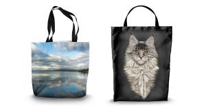 Broadford Bay Tote Bag / Maine Coon Cat Shopping Bag