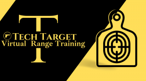 "Image: Tech Target Virtual Range logo, representing a state-of-the-art facility for home defense mastery classes, emphasizing safety, innovation, and comprehensive training."