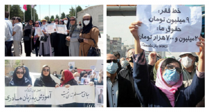 Women (NCRI) committee stated that Female Teachers are suffering severe Poverty in Iran. Five ministers and four caretakers have run the Iranian Ministry of Education in the last ten years. Even Khamenei acknowledged the chaotic situation in that ministry.