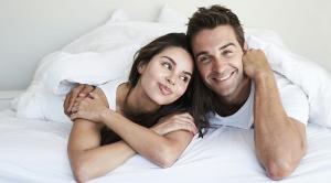 A loving couple experiencing renewed intimacy and connection after undergoing the P-Shot, a treatment for rejuvenation.