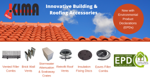 construction and roofing product sustainability data published by Kima Building Accessories