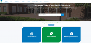 Open data portal of the Town of Morrisville, North Carolina