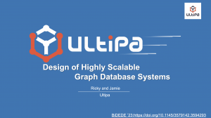 Industry-first paper on practical scalable graph system arch. design