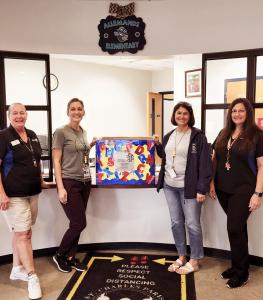 Southern Self Storage Managers in Luling, LA Donate To Local School