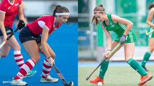 Jenna McCarlie in action for Queens University and Ireland (u21)