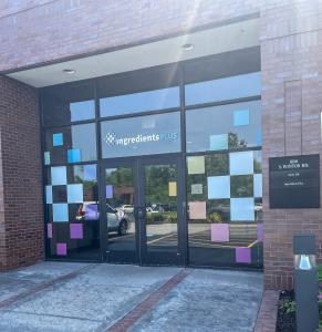 The main entrance to ingredients PLUS's new Rochester headquarters.