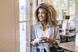 Caregiver training using mobile phone.