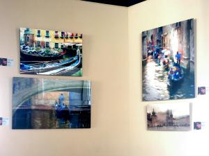 Painting created by transforming a photograph into a digital painting