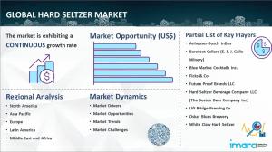 Hard Seltzer Market to Reach US$ 13.5 Billion During 2023-2028 | Growth Rate CAGR of 13.46