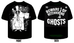 Hatbox Ghost Shirt Is Must Have Item for Dark Ride Aficionados