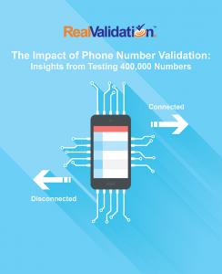 The Impact of Phone Number Validation white paper