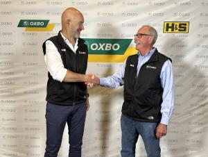 Oxbo acquires H&S: Oxbo CEO Roel Zeevat and Chris Heikenen