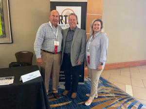 Rick and Karey Kendrick pictured along with Dave Sturgeon, Founder and President of Radio TV Agents