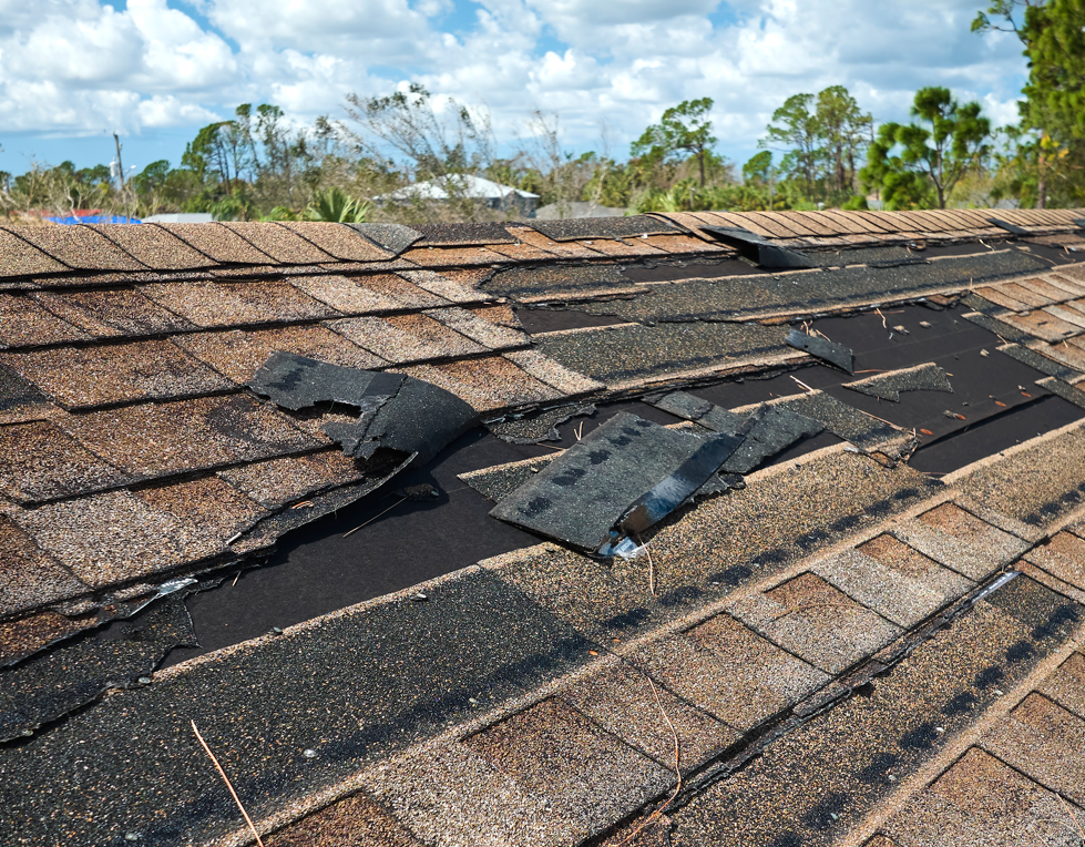 Post Hurricane Roof Damage
