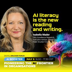 AI is the ink, but you are the author. Embracing Peter Drucker's principles, let's strive to ensure creative resilience, leading our organizations into an AI-powered future that is both innovative and human-centered.  Looking forward to seeing you on July