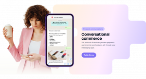 Payemoji Conversational Commerce Solution is an OMNI Channel Messaging Service and WhatsApp Business Platform. You can sell products, take payments, offer support all through messaging apps like WhatsApp.