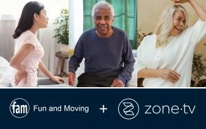 Zone·tv and Fun and Moving Bring Affordable Health, Wellness, and Rehabilitation to X1 Customers