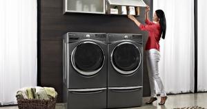 Save up to $250 on select Whirlpool and Maytag laundry pairs during the Appliances Connection Labor Day Sale!