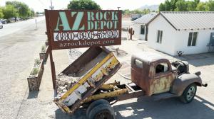 AZ Rock Depot Queen Creek Yard Vintage Truck