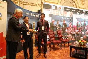 Left-to-Right: Mr. Manish Kulhary, Consul Trade || Mr. Randhir Jaiswal, Consul General of India, New York || Mr. Rakesh K. Sharma, Chairman Legal Services - SEPC India
