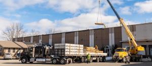 A truck loading goods for reliable fulfillment from KAIN Logistics.