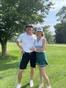 Jimmy Walker, PGA Champion and Erin Walker (GLA Board Member) (Photo credit: Global Lyme Alliance)