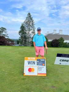 Wyatt Lupo, Hole-in-One Winner (Photo credit: Global Lyme Alliance)
