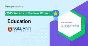 Progress Sitefinity 2023 Website of the Year Award