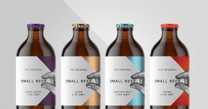 An enticing image of a chilled glass filled with golden-hued Small Beer, showcasing its refreshing appeal. This no and low alcohol beverage captures attention with its crisp clarity and delicate carbonation, inviting those seeking a lighter drinking exper