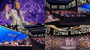 Mrs.Marysm Rajavi added, ” I must reiterate. We neither desire nor have ever asked foreign governments to help our people and our resistance to topple the regime. Instead, we urge them to cease supporting the mullahs.”