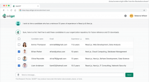 AI Job Search Interface