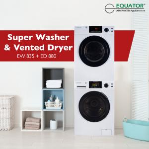 Washer and Dryer Stackable Set