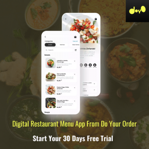 Digital Menus from Do Your Order