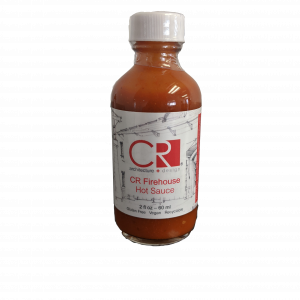 Bottle of CR Firehouse Hot Sauce