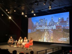 Tribeca Festival Panelists L-R: Executive Producer Merline Saintil, Executive Producer Shannon Nash, Writer/Director Deborah Riley Draper and Moderator Mikki Taylor