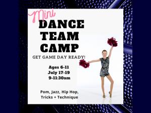 Doty Performance Mini Dance Team Camp
